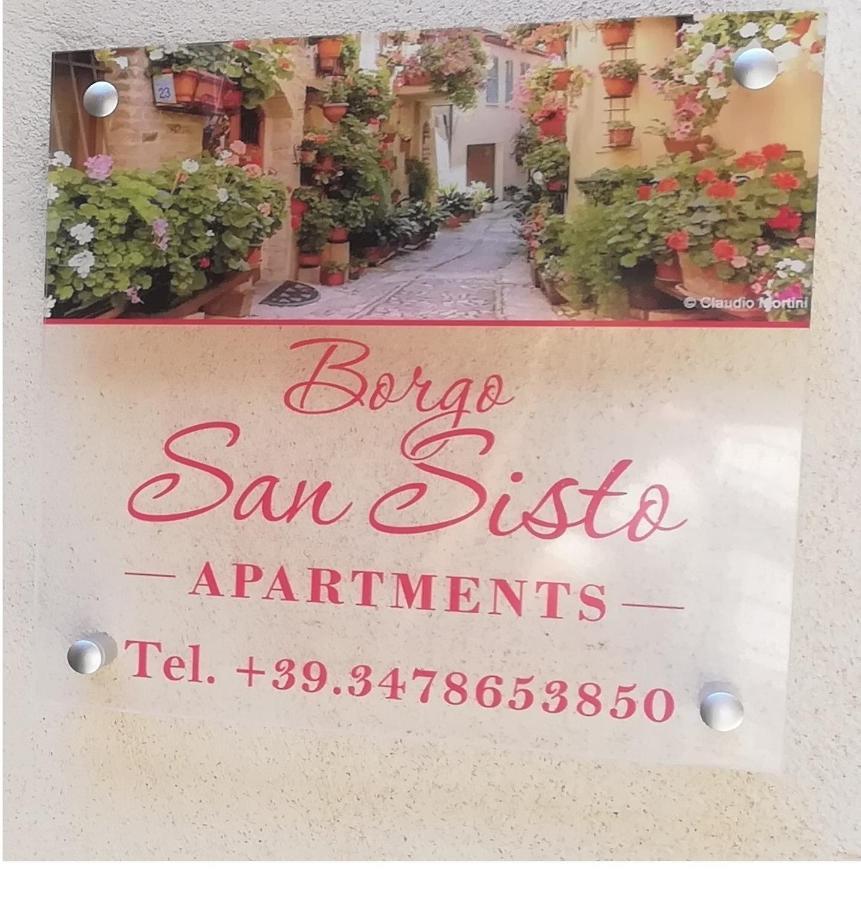 Borgo San Sisto Apartment Spello Eksteriør bilde